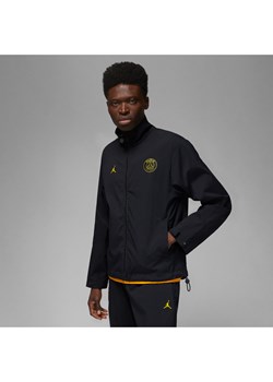 Męska kurtka z tkaniny Paris Saint-Germain - Czerń ze sklepu Nike poland w kategorii Kurtki męskie - zdjęcie 161526222