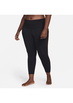 Damskie legginsy 7/8 z wysokim stanem Nike Yoga (duże rozmiary) - Czerń ze sklepu Nike poland w kategorii Spodnie damskie - zdjęcie 161526282