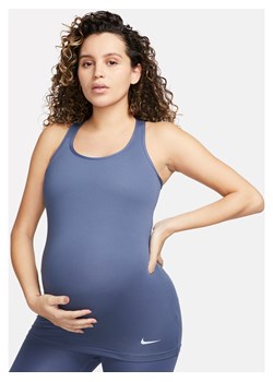 Damska ciążowa koszulka bez rękawów Nike Dri-FIT (M) - Niebieski ze sklepu Nike poland w kategorii Bluzki ciążowe - zdjęcie 161527342