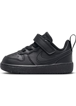 Buty dla niemowląt i maluchów Nike Court Borough Low Recraft - Czerń ze sklepu Nike poland w kategorii Buty sportowe dziecięce - zdjęcie 161527543