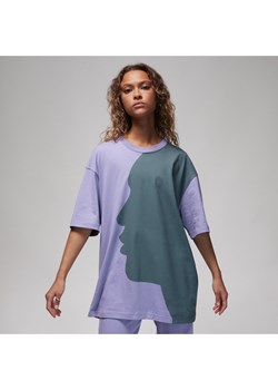 Damski T-shirt oversize z grafiką Jordan - Fiolet ze sklepu Nike poland w kategorii Bluzki damskie - zdjęcie 161527714