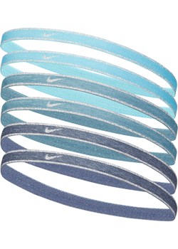 Metaliczna opaska na włosy Nike Swoosh Sport (6 szt.) - Niebieski ze sklepu Nike poland w kategorii Opaski do włosów - zdjęcie 161527902