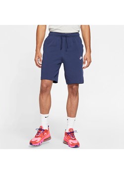 Spodenki męskie Nike Sportswear Club - Niebieski ze sklepu Nike poland w kategorii Spodenki męskie - zdjęcie 161528272