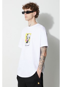 PLEASURES t-shirt bawełniany kolor biały z nadrukiem ze sklepu PRM w kategorii T-shirty męskie - zdjęcie 161566791