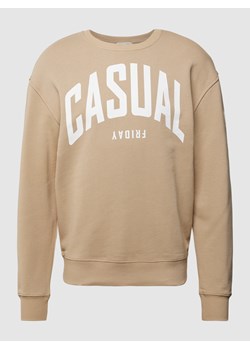 Bluza z nadrukiem z logo model ‘Sage’ ze sklepu Peek&Cloppenburg  w kategorii Bluzy męskie - zdjęcie 161567304