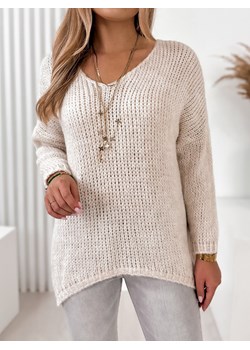 sweter maleo beżowy one size ze sklepu UBRA w kategorii Swetry damskie - zdjęcie 161568893