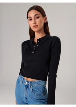 Sinsay - Sweter z wiskozą - czarny ze sklepu Sinsay w kategorii Swetry damskie - zdjęcie 161571440