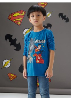 Sinsay - Koszulka Justice League - niebieski ze sklepu Sinsay w kategorii T-shirty chłopięce - zdjęcie 161581474