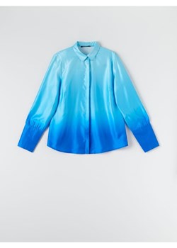 Sinsay - Koszula satynowa - niebieski ze sklepu Sinsay w kategorii Koszule damskie - zdjęcie 161582133