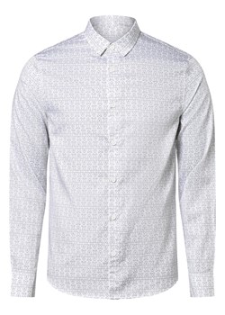Armani Exchange Koszula męska Mężczyźni Regular Fit Bawełna biały wzorzysty ze sklepu vangraaf w kategorii Koszule męskie - zdjęcie 161582371