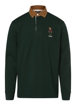 Polo Ralph Lauren Męska koszulka do rugby Mężczyźni Bawełna jodłowy jednolity ze sklepu vangraaf w kategorii T-shirty męskie - zdjęcie 161582424
