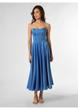 Marie Lund Damska sukienka wieczorowa Kobiety Satyna niebieski jednolity ze sklepu vangraaf w kategorii Sukienki - zdjęcie 161582523