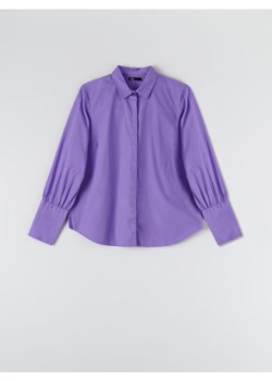 Sinsay - Koszula z bufiastymi rękawami - fioletowy ze sklepu Sinsay w kategorii Koszule damskie - zdjęcie 161584471