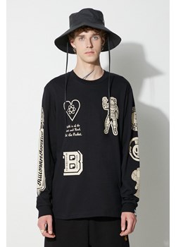 Billionaire Boys Club longsleeve bawełniany kolor czarny z nadrukiem ze sklepu PRM w kategorii T-shirty męskie - zdjęcie 161585243