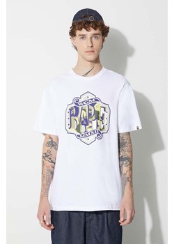 A Bathing Ape t-shirt bawełniany kolor biały z nadrukiem ze sklepu PRM w kategorii T-shirty męskie - zdjęcie 161585401