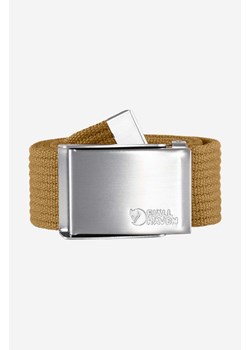 Fjallraven pasek Canvas Belt kolor beżowy F77029.232-232 ze sklepu ANSWEAR.com w kategorii Paski damskie - zdjęcie 161591313