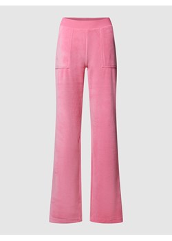 Spodnie dresowe z imitacji aksamitu model ‘VELVET’ ze sklepu Peek&Cloppenburg  w kategorii Spodnie damskie - zdjęcie 161603910
