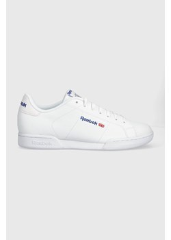 Reebok Classic sneakersy skórzane NPC II kolor biały ze sklepu PRM w kategorii Buty sportowe męskie - zdjęcie 161609081