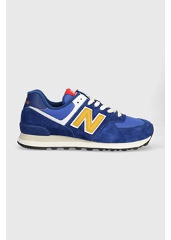 New Balance sneakersy 574 kolor niebieski ze sklepu PRM w kategorii Buty sportowe męskie - zdjęcie 161609141