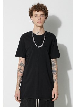 Rick Owens t-shirt bawełniany kolor czarny gładki ze sklepu PRM w kategorii T-shirty męskie - zdjęcie 161609170