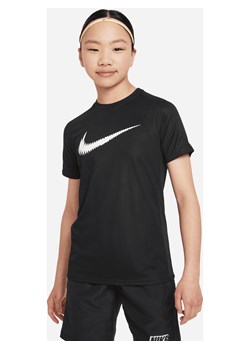 Koszulka z krótkim rękawem dla dużych dzieci Dri-FIT Nike Trophy23 - Czerń ze sklepu Nike poland w kategorii Bluzki dziewczęce - zdjęcie 161609882
