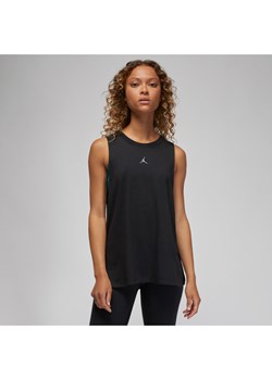 Damska koszulka bez rękawów z motywem rombu Jordan Sport - Czerń ze sklepu Nike poland w kategorii Bluzki damskie - zdjęcie 161610043