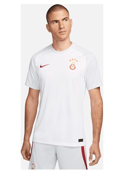 Męska koszulka piłkarska z krótkim rękawem Nike Dri-FIT Galatasaray 2023/24 (wersja wyjazdowa) - Biel ze sklepu Nike poland w kategorii T-shirty męskie - zdjęcie 161610051