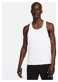 Męska startowa koszulka bez rękawów Nike Dri-FIT Fast - Biel ze sklepu Nike poland w kategorii T-shirty męskie - zdjęcie 161610211