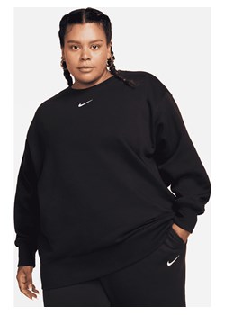 Damska bluza dresowa o luźnym kroju Nike Sportswear Phoenix Fleece (duże rozmiary) - Czerń ze sklepu Nike poland w kategorii Bluzy damskie - zdjęcie 161610233