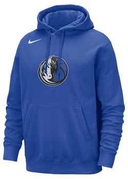 Męska bluza z kapturem NBA Nike Dallas Mavericks Club - Niebieski ze sklepu Nike poland w kategorii Bluzy męskie - zdjęcie 161610372