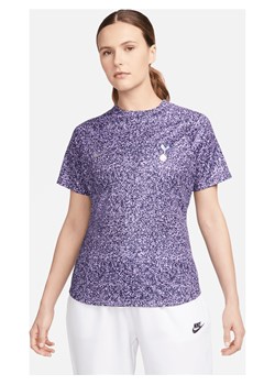 Damska przedmeczowa koszulka piłkarska Nike Dri-FIT Tottenham Hotspur Academy Pro - Niebieski ze sklepu Nike poland w kategorii Bluzki damskie - zdjęcie 161610394