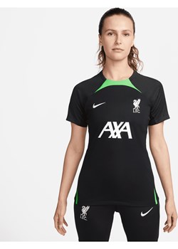 Damska dzianinowa koszulka piłkarska Nike Dri-FIT Liverpool F.C. Strike - Czerń ze sklepu Nike poland w kategorii Bluzki damskie - zdjęcie 161610442