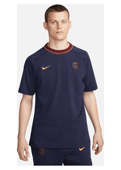 Męska koszulka piłkarska z krótkim rękawem Nike Paris Saint-Germain Travel - Niebieski ze sklepu Nike poland w kategorii T-shirty męskie - zdjęcie 161610450