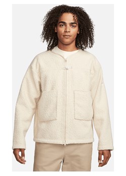 Męska kurtka z puchatej dzianiny Nike Sportswear Tech Pack - Brązowy ze sklepu Nike poland w kategorii Kurtki męskie - zdjęcie 161610470