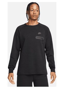 Męska koszulka z długim rękawem Nike Tech Fleece Lightweight - Czerń ze sklepu Nike poland w kategorii T-shirty męskie - zdjęcie 161610654