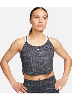 Damska krótka koszulka bez rękawów z nadrukiem Nike Dri-FIT One - Czerń ze sklepu Nike poland w kategorii Bluzki damskie - zdjęcie 161610700