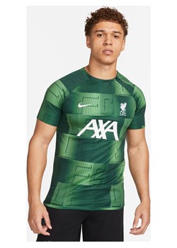 Męska przedmeczowa koszulka piłkarska Nike Dri-FIT Liverpool F.C. Academy Pro - Zieleń ze sklepu Nike poland w kategorii T-shirty męskie - zdjęcie 161610762