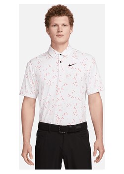 Męska koszulka polo do golfa z motywem kwiatowym Nike Dri-FIT Tour - Biel ze sklepu Nike poland w kategorii T-shirty męskie - zdjęcie 161610842