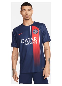 Męska koszulka piłkarska Nike Dri-FIT Paris Saint-Germain Stadium 2023/24 (wersja domowa) - Niebieski ze sklepu Nike poland w kategorii T-shirty męskie - zdjęcie 161610892