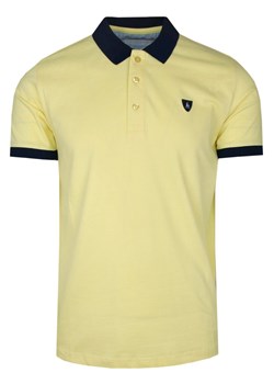 Męska Koszulka Polo - Bartex - Żółta TSKOWbrtx101SARI ze sklepu JegoSzafa.pl w kategorii T-shirty męskie - zdjęcie 161616400