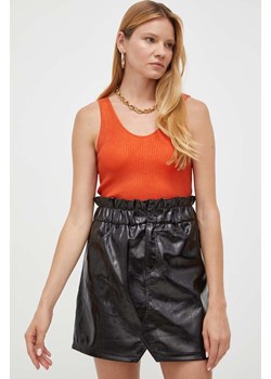 Twinset spódnica kolor czarny mini prosta ze sklepu ANSWEAR.com w kategorii Spódnice - zdjęcie 161634174