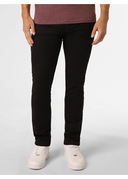 Tommy Hilfiger Spodnie Mężczyźni Bawełna czarny jednolity ze sklepu vangraaf w kategorii Spodnie męskie - zdjęcie 161636281