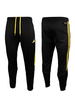 Spodnie męskie adidas Tiro 23 Club Training Pants czarno-żółte IC1585 ze sklepu Desportivo w kategorii Spodnie męskie - zdjęcie 161637854