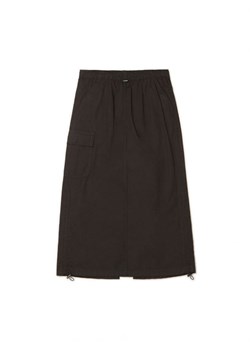 Cropp - Czarna spódnica maxi cargo - czarny ze sklepu Cropp w kategorii Spódnice - zdjęcie 161638044