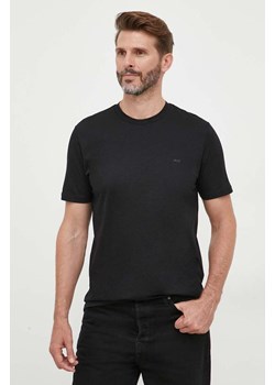 Liu Jo t-shirt bawełniany kolor czarny gładki ze sklepu ANSWEAR.com w kategorii T-shirty męskie - zdjęcie 161646732