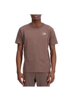 Koszulka New Balance MT33511DUO - brązowa ze sklepu streetstyle24.pl w kategorii T-shirty męskie - zdjęcie 161656141