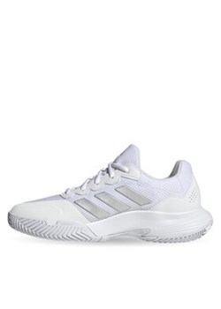 adidas Buty Gamecourt 2.0 Tennis Shoes HQ8476 Biały ze sklepu MODIVO w kategorii Buty sportowe damskie - zdjęcie 161656712