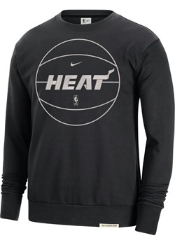 Męska bluza dresowa Nike Dri-FIT NBA Miami Heat Standard Issue - Czerń ze sklepu Nike poland w kategorii Bluzy męskie - zdjęcie 161660953
