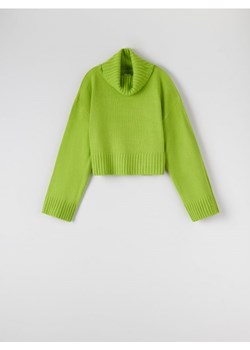 Sinsay - Sweter z golfem - zielony ze sklepu Sinsay w kategorii Swetry damskie - zdjęcie 161666750
