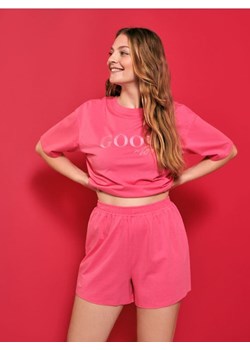 Sinsay - Piżama bawełniana - różowy ze sklepu Sinsay w kategorii Piżamy damskie - zdjęcie 161670860